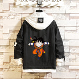 Comic Denim Jacket Autumn and Winter Casual Loose Jacket Clothes