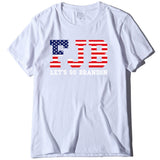 Let's Go Brandon T Shirt Top Women's Letter Print Short-Sleeve T-shirt Women