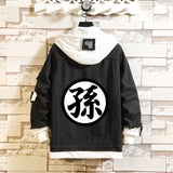 Comic Denim Jacket Autumn and Winter Casual Loose Jacket Clothes