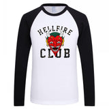 Stranger Things Hellfire Club T Shirt Printed Top Men's and Women's Short-Sleeved T-shirt