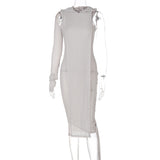Victoria Beckham Dresses Women 'S Autumn Long Sleeve Hooded Dress