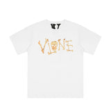 Asap Yams T Shirt Halloween Skull Bone Print Loose Short Sleeve T-Shirt