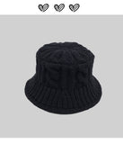 Toboggan Hat Women's Autumn and Winter Knitted Hat Warm Basin Hat