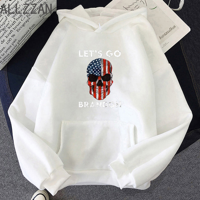 Let'S Go Brandon Hoodie Autumn Winter Hoodie Holiday Men Women Fleece Hooded Sweater