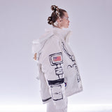 Women Winter Coats Puffer Jacket Down Coat Autumn and Winter New Bear Space Suit Down Jacket Hooded Thickened
