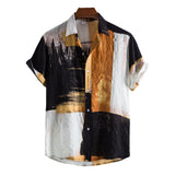 Men Hawaii Shirts Summer Men's Short Sleeve Casual