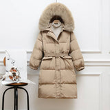 Women Winter Coats Puffer Jacket Down Coat Down Jacket Female Long Fox Big Fur Collar Loose Thick