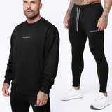 Men Tracksuit Winter Sports Outdoor Casual Loose Trendy