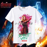 Marvel T Shirt Clothes Men's Marvel Movie Iron Man Short Sleeve T-shirt