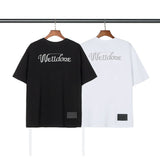 We11 Done T Shirts Loose Youth Letter Printing Men and Women Same Style
