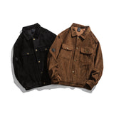 Corduroy Varsity Jacket Autumn Men's Loose Casual Handsome Corduroy Jacket