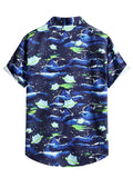 Men Hawaii Shirts Shirt Short Sleeve Men's Casual Shirt