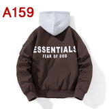 Fog Essentials Varsity Jacket Spring Outfit Jacket Men's Baseball Uniform Female