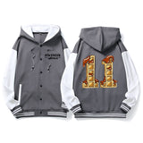 Stranger Things Hellfire Club Hoodie Stranger Things 4 Men's and Women's Baseball Uniform Autumn and Winter
