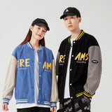 Corduroy Varsity Jacket Youth Spring and Autumn Student Jacket Couple Wear Corduroy Men's Baseball Uniforms Coat