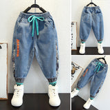 Toddler Boys Pants Boy's Denim Pants Autumn Casual Trousers