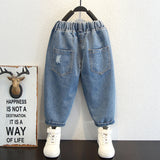 Toddler Boys Pants Boys' Jeans Children's Soft Loose