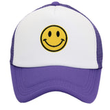 Smiley Face Cap Sponge Smiley Face Simple Casquette
