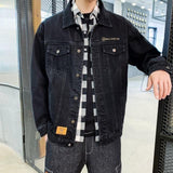 Men Denim Jacket Men's Casual Jacket Men's Loose