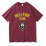 Hellfire Club Shirt Stranger Things Season Short Sleeved T-Shirt