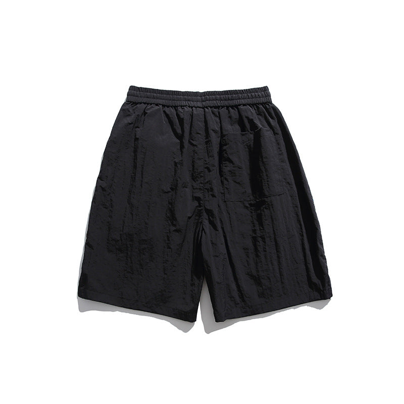 Men Shorts Summer Letter Embossed Straight Casual Pants Shorts Men