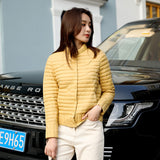 Women Winter Coats Puffer Jacket Down Coat Women's Stand Collar Short Small Lightweight Lightweight Slim-Fit Coat