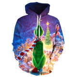 Grinch Hoodie 3d Grinch Printed Christmas Sweater Men And Women Can Wear