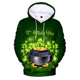 Saint Patrick's Day Closing 3D Printed Casual Baseball Uniform
