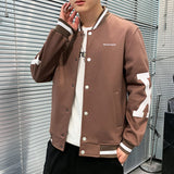 Corduroy Varsity Jacket Overalls Men's Autumn Baseball Uniform Spring and Autumn Sports Corduroy Autumn Wear Jacket