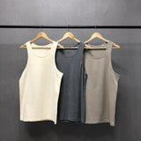 Fog Fear of God Essentials Vest Solid Color Sleeveless Bottoming Shirt Men's Three Pieces in One Pack