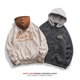 Men Jacket Men's Spring and Autumn Baggy Casual Jacket Coat