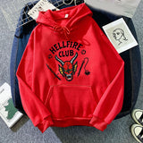 Stranger Things Hellfire Club Hoodie Printed Hoodie Sweater Autumn and Winter