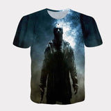 Michael Myers T Shirt Fashion Personality 3D Digital Printing