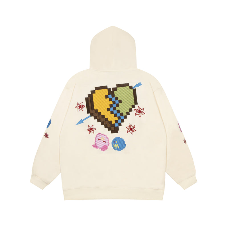 Grafitti Sweatshirts Men's Clothing Graffiti Printing Cardigan Hoodie