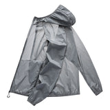 Sun Resistant Clothes Summer Wind Shield Casual Breathable Trench Coat for Men