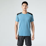 Sweat Wicking Shirt Men's Short Sleeve Fitness Clothes Quick-Drying Exercise T-shirt