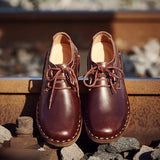 Men's Loafers Leather Shoes Men's Leather Soft Bottom Autumn Leisure