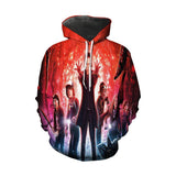 Stranger Things Hoodie Anime 3D Printed Sweater Hoodie Cosplay