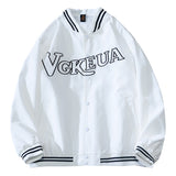 Jock Jacket Spring and Autumn Stand Collar Embroidery Jacket Men's Youth Student Couple Baseball Uniform
