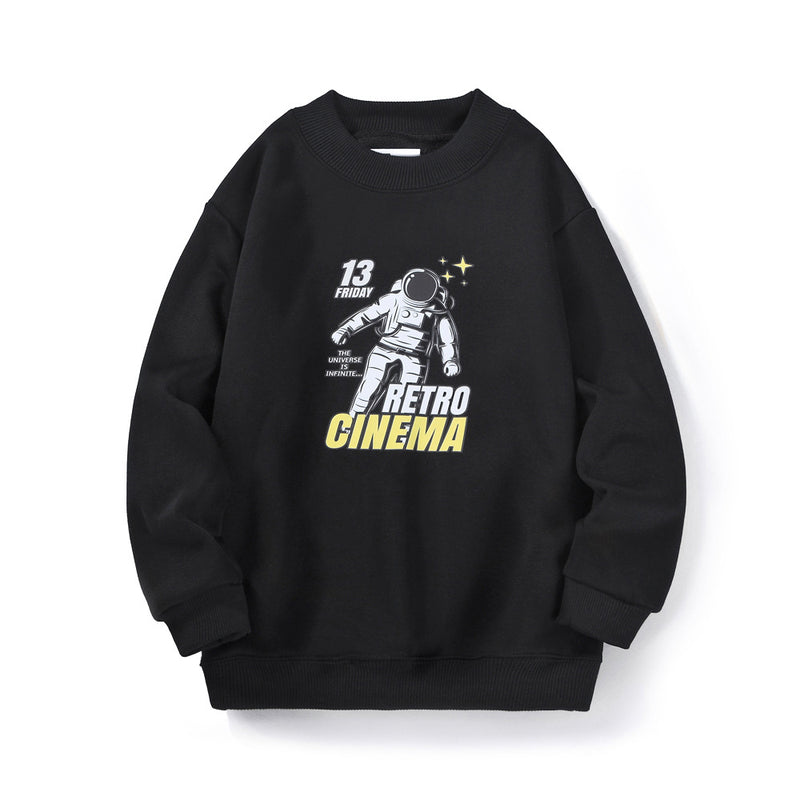 Children Boy Hoodie Autumn and Winter Fleece Sweater Sweater Men's Sweater