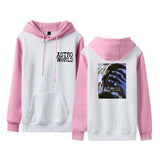Travis Scott Astroworld Hoodie Travis Scott Astroworld Printed Men and Women Contrast Color Autumn and Winter