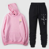 Travis Scott Astroworld Hoodie & Pant 2 Piece Set McDonald Jack Men's and Women's Hoodies Autumn Winter Sweater