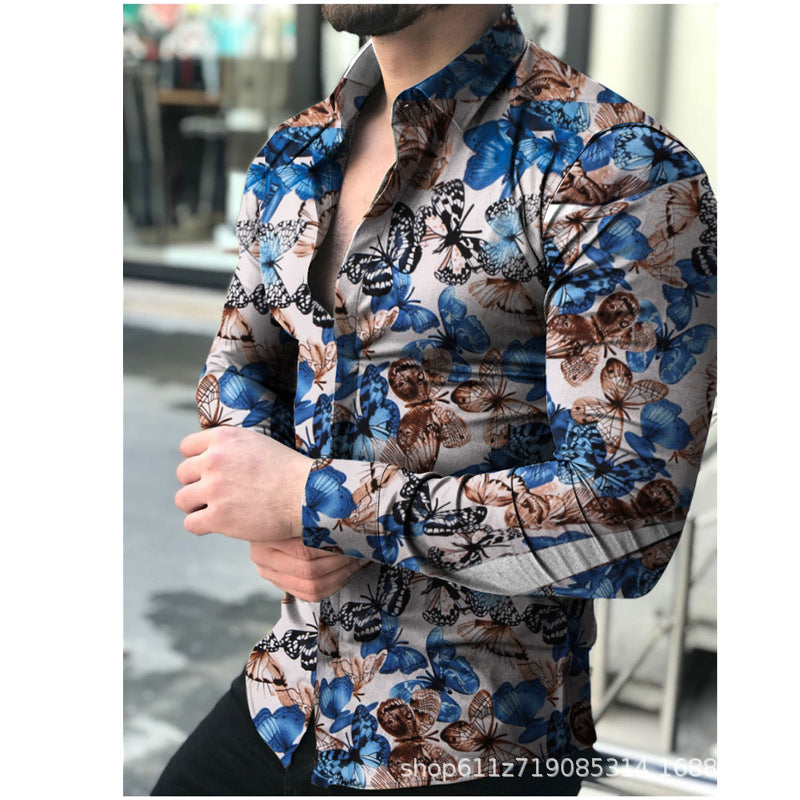 Men Beach T Shirts Spring and Autumn Men's Casual