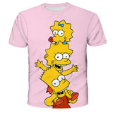 Homer Simpson Shirt Summer Printed Xin Loose Casual Short Sleeve