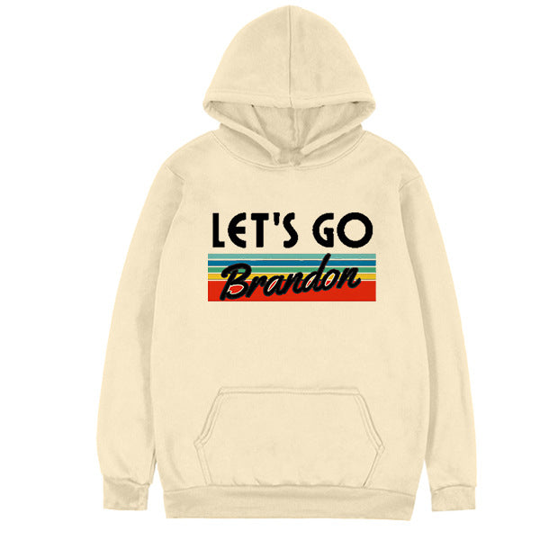 Let'S Go Brandon Hoodie Autumn Hoodie Long Sleeve Youth Pullover Hoodie