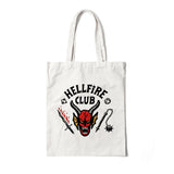 Stranger Things Hellfire Club Handbag Stranger Things 4 Canvas Bag Shoulder Canvas Bag