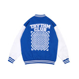 Mens Fall Outfits Letter Flocking Embroidered Baseball Uniform Men and Women Street Couple Jacket Coat