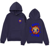 Anti Social Club Hoodie Men's Letter Printed Hoodie Autumn and Winter Fleece-Lined