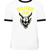 Hellfire Club Shirt Hellfire Club Letter Print T-shirt Short Sleeve
