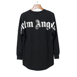 Palm Angels Sweatshirts Palm Angels Back Large Letter Printed Long Sleeve T-shirt